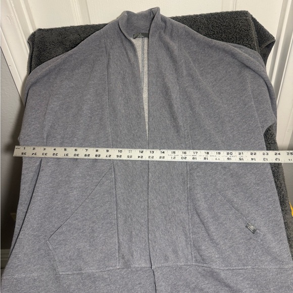 Prana Gray Open Front Cardigan - Picture 3 of 5